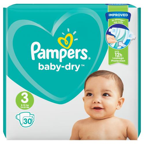 pampers baby dry extra large