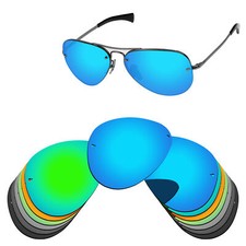 Lenslog Obiettivo di Ricambio Polarizzato per Ray-Ban RB3449 59mm Frame -Colori