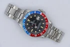 Rolex GMT-Master 1675 Pepsi Matte Black Dial Oyster Rivet Band Circa 1961