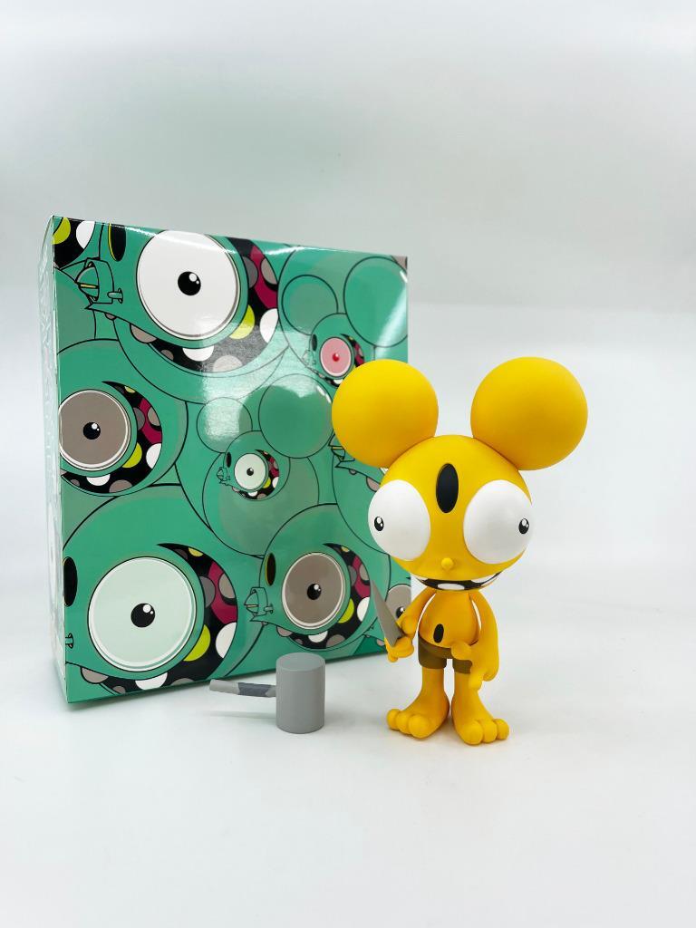 SPACE MONKEY MUSTARD VINYL TOY FIGURE DALEK URBAN GARFFITI ART | eBay