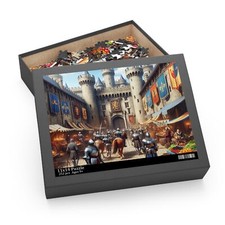 Medieval Castle Courtyard Puzzle 252 Piece