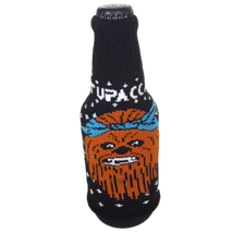Tupacca Freaker USA Bottle Can Insulator Wookie Koozie Beverage Knit Star Wars