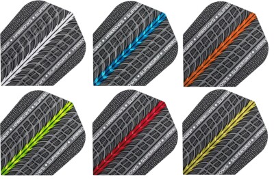1 Satz, 3st. Harrows Supergrip Flights Standard,Farbe wählbar 100 Mikron