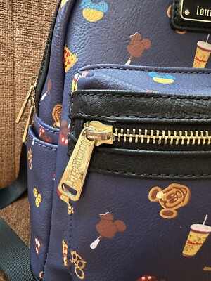 Loungefly Disney Parks Food Icons Backpack - Mickey Waffle  display picture 2