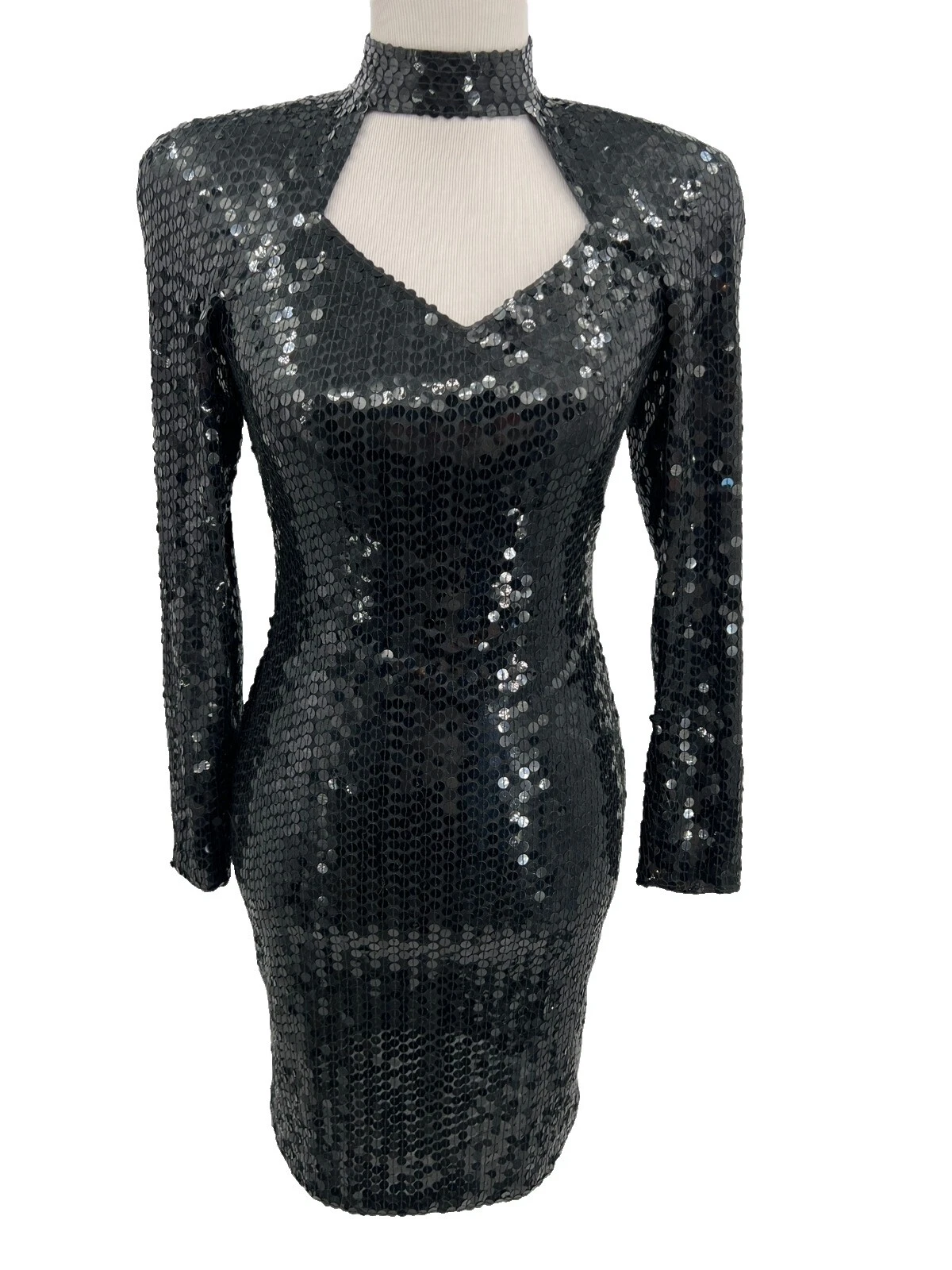 Cóctel de poliéster vestidos Vintage Wiggle/lápiz para mujeres