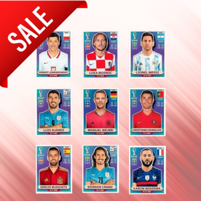 _(COMPLETE)_ GROUP D, E, F #CRC1 - #CRO20 2022 FIFA World Cup Qatar Stickers