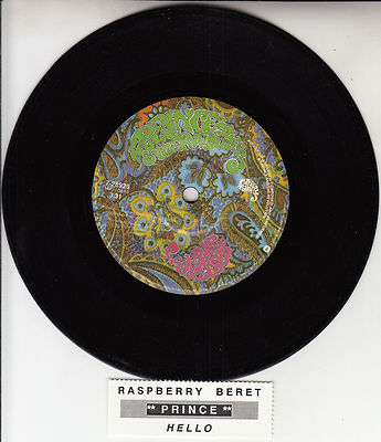 PRINCE & THE REVOLUTION Raspberry Beret & Hello 7'' 45 rpm vinyl record