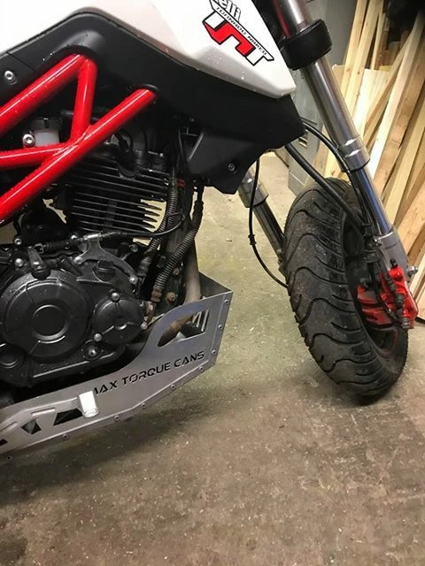 Benelli TNT125 TNT135 Tornado +TNT Naked Sump Guard Bash Plate UK Made - Image 4 of 4