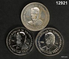 MÉDAILLON COMMÉMORATIF DOUBLE AIGLE RONALD REAGAN LOT DE 3 ! #12921