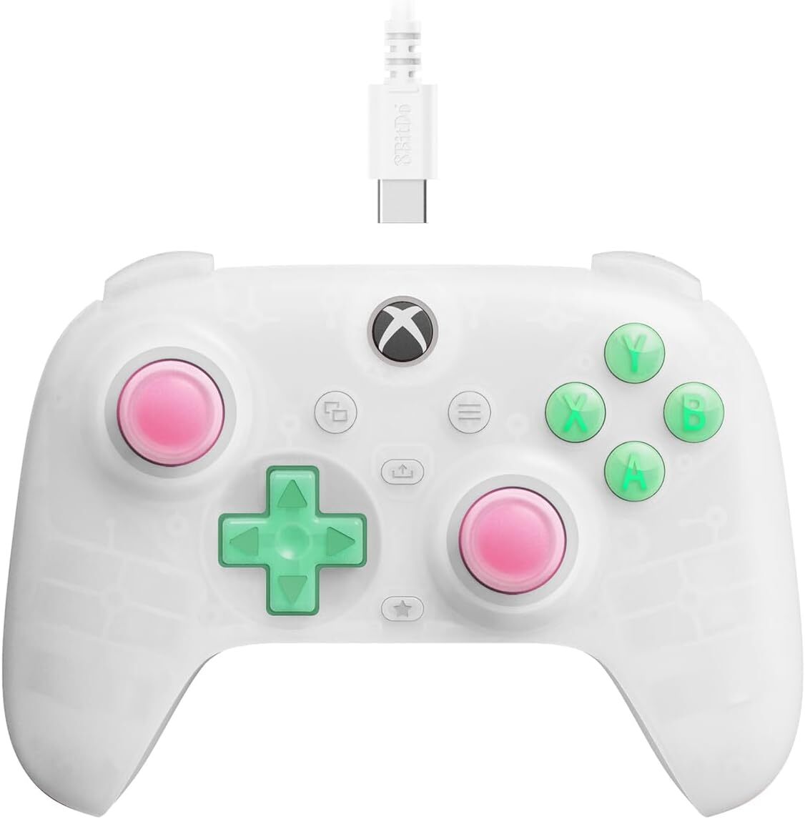 8BitDo Ultimate Mini Wired Controller for Xbox S|X - Translucent White - NEW