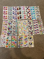 Vintage Sandylion Sticker Collection Lot Pearl Prismatic Cat Dog Bird Fish music
