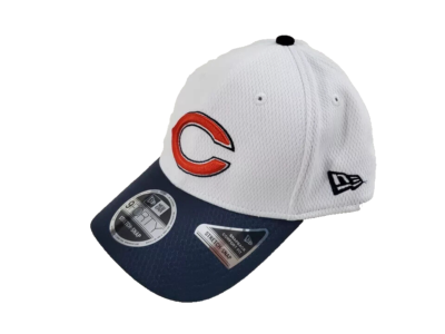 Chicago Bears Hat White New Era 9Forty Stretch-Snap Comfort Fit