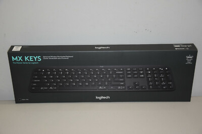 Logitech MX Keys Wireless Keyboard - Black, 920-009295 for sale