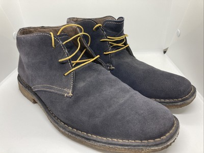 Johnston & Murphy Mens Blue Suede Leather Cukka Boots SZ  display picture 3