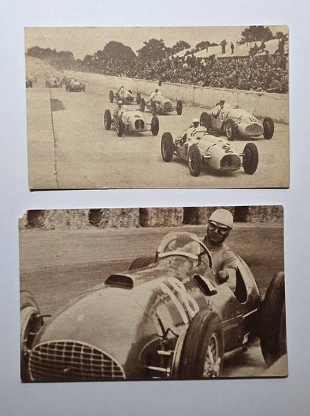 Grand Prix Postcard Ascari & Chiron