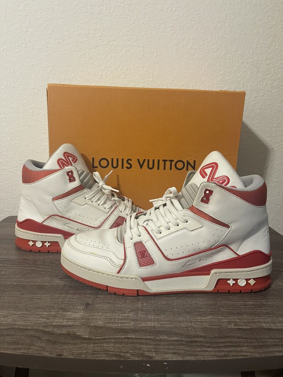 Virgil Abloh Designed and Signed Louis Vuitton 'LV I (RED) Trainer