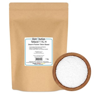 Kerzenstearin 1-25 kg Stearin-Flocken auf Talgbasis (Tallow Based), Tefacid 1VLH