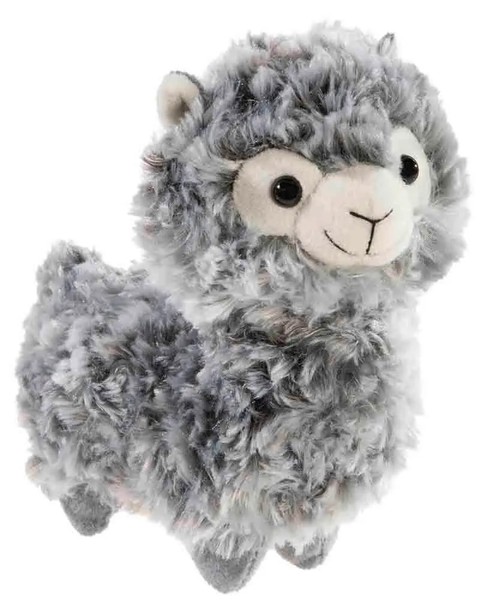 Lama Stehend Zweifarbig Grau (PlüSch, 18Cm) | Deutsch | 2024 | Heunec-image