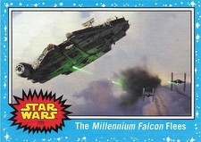 2017 Topps Reise nach Star Wars Die letzten Jedi Der Millennium Falke flieht #109
