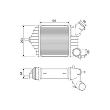 Valeo Ladeluftkühler für Fiat Punto
