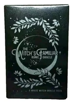 The Witch's Familiar Runic Oracle White Witch Pocket Mini 24-Card Deck Guide NEW