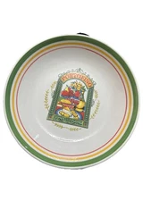 HIMARK PORTOFINO 11.5” Pasta Salad Fruit Serving Ceramic Bowl Made in Italy EC