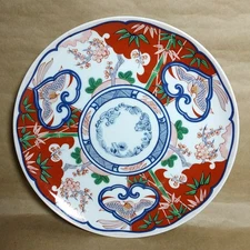 Vintage 1950s Georges Briard HEIRLOOM Japanese Imari 10" Dinner Plate Japan
