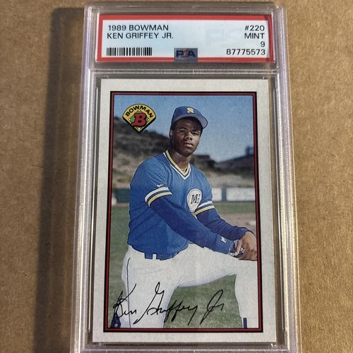 1989 Bowman Ken Griffey Jr #220 (RC) - PSA 9