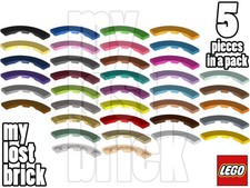 LEGO - Parte 27507 - Piastrelle Angolari Rotonde 4x4 (Confezione da 5) + NUOVO + SCEGLI COLORE