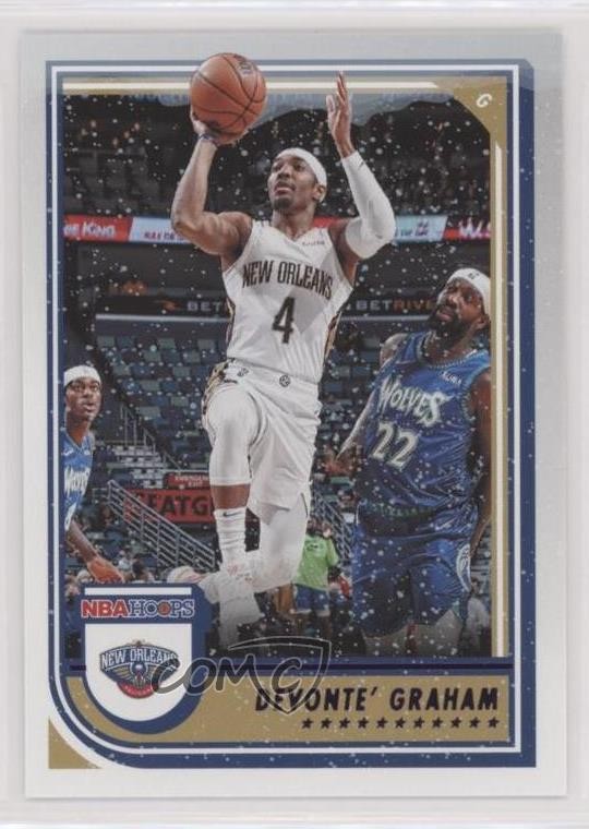 2022-23 Panini NBA Hoops Purple Winter Devonte' Graham #145 00gy