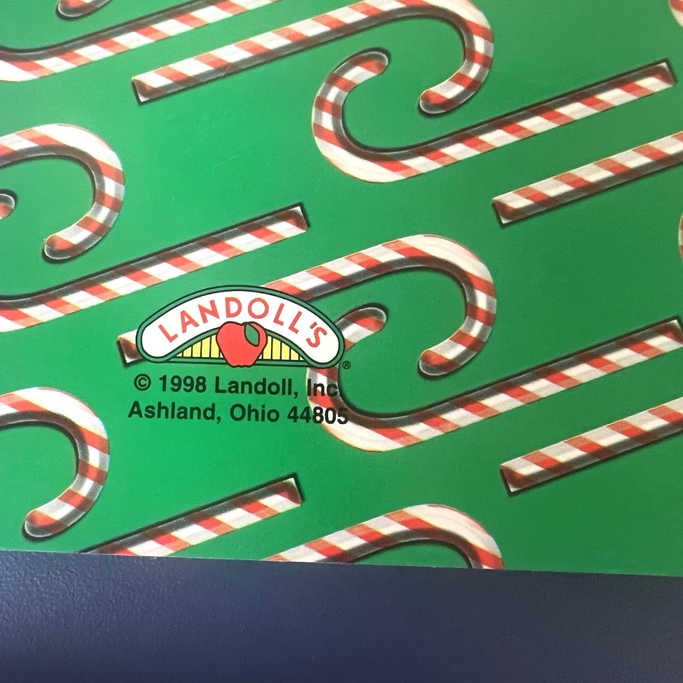 Vintage jumbo Christmas coloring and activity book Landolls 1993 edition puppy - Image 4 of 4