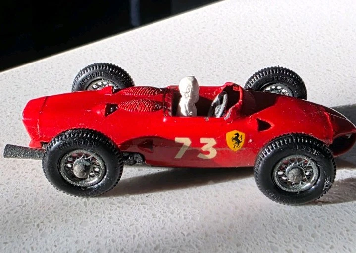 VTG Lesney Matchbox #73 FERRARI SHARKNOSE F1 Race Car- RED Made In England 2.75" - Image 2 of 4