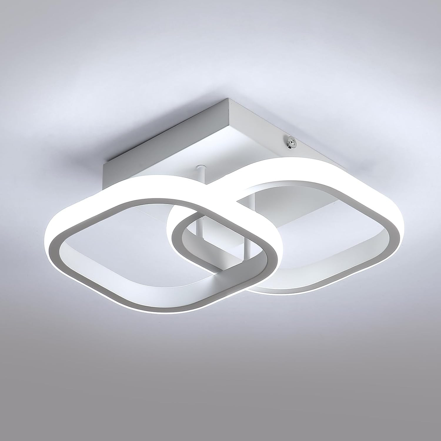 Lampada da Soffitto LED 22W Moderna Quadrata - Design Minimal 2550LM