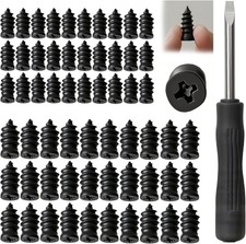 20-100PCS Rubber Tire Nail Repair Kit Screw In Tire Plugs for Car Truck SUV Van