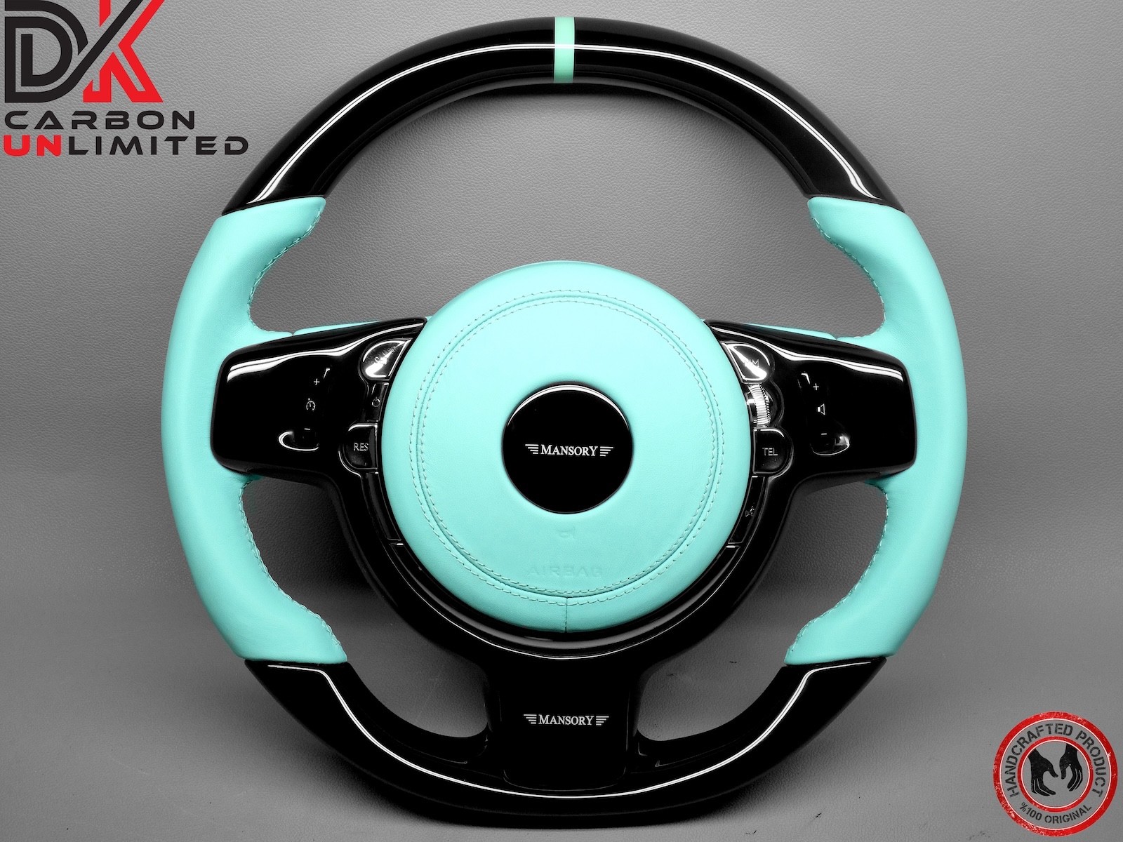 Rolls Royce Dawn Wraith Turquoise Turchese Blue Napa Piano Black Steering Wheel