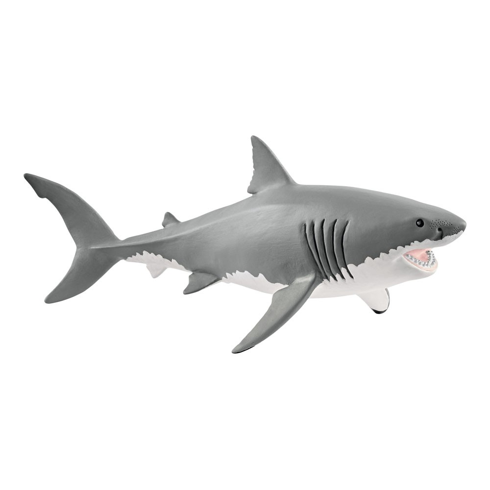 SCHLEICH Wild Life Great White Shark Toy Figure 14809 3290₽