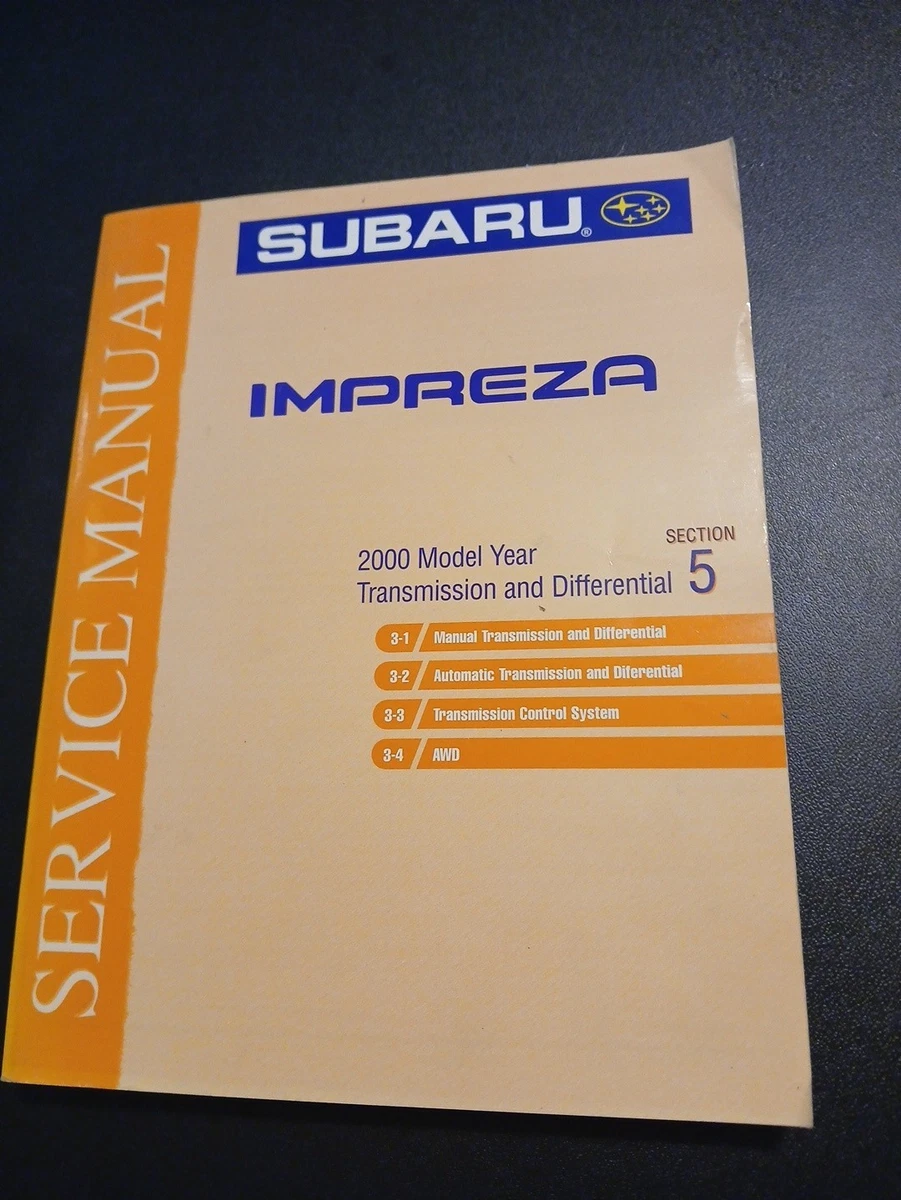 Service & Repair Manuals for Subaru Impreza for sale | eBay