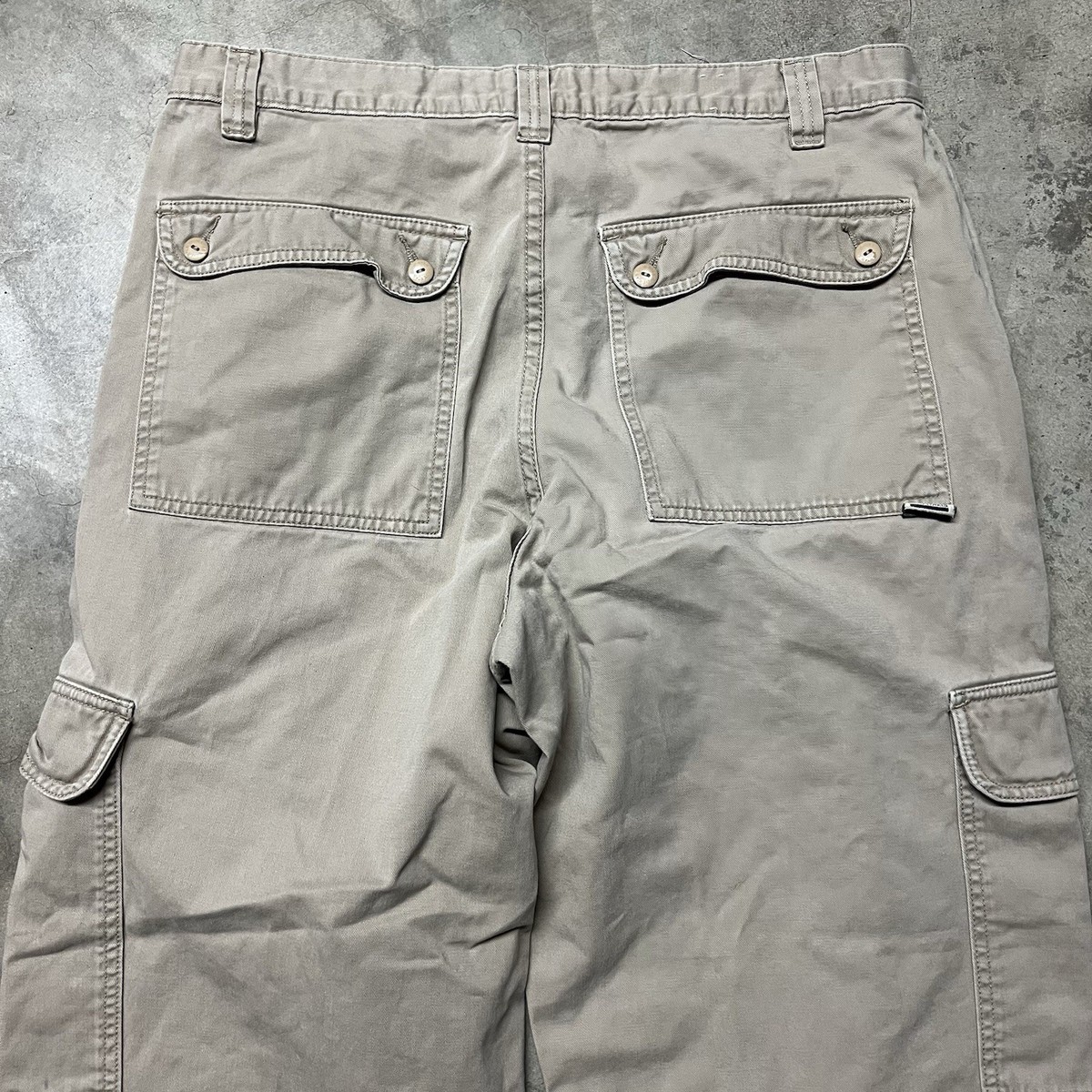 極太00s LEVI'S CARGO バギーカーゴパンツ W32L32 Y2K Levi's Pants Men's 33x32 Silver Tab Green Loose Cargo Baggy