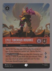 Lyle Tiberius Rourke - Crystallized Commander (Epic) 214/204 Wilds Unknown Foil