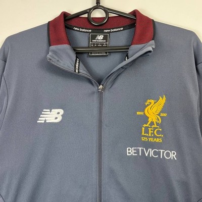 Liverpool FC 2017 2018 Track Jacket Football New Balance 125 Years