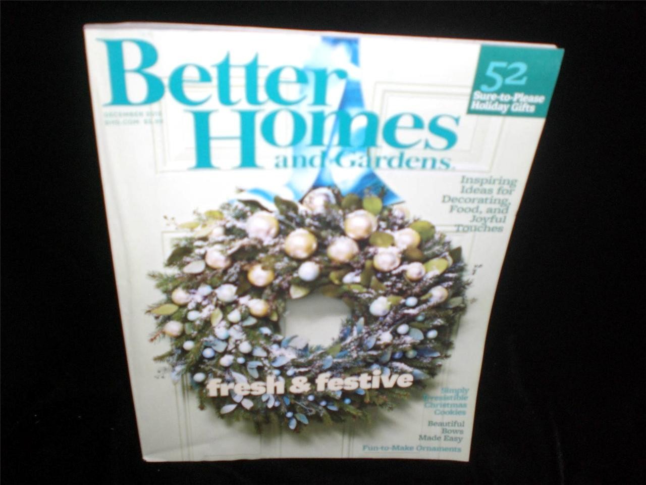 Better Homes and Gardens Dec 2012 Christmas Cookie Recipes