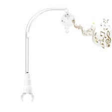 23 inch Baby Crib Mobile Bed Bell Holder Arm 23 Inch Pack of 1 , White