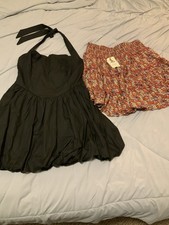 Women’s Easel Skirt,Women’s Little Black Dress SZ MED Boho New