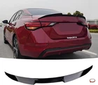 Fit For Nissan Sentra Rear Sport Spoiler Trunk Wing V Style Gloss Black 2020-25