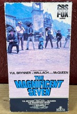 The Magnificent Seven VHS 1984 1960 CBS Fox Video Yul Brenner Steve McQueen