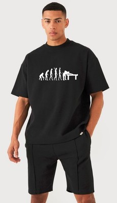 Lustiges Snooker Evolution T-Shirt, Billard Poolspieler lustige Grafik Unisex Tee