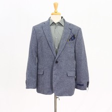 Stafford 44S Gray Sport Coat Blazer Jacket Solid 2B Camelhair