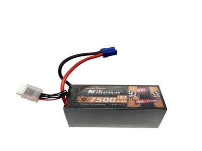 Youme Power Nihewo 7500MAH 100C 4S Hardcase Lipo W EC5 Connector Rc Part #16410