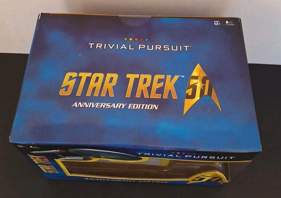 Star Trek 50 Aniversario Trivial Pursuit Galileo Shuttle - Nuevo - Caja Sellada Foto 2 de 4