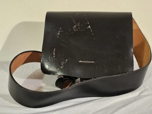 Replica Civil War Reenactment Cartridge Box Bag Pouch & Sling Leather